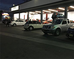 Auto Shop at Night